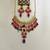 The floral ruby multi-gemstone necklace set
