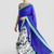 Satin camera print ready to wear saree