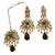 The lumina kundan tika earring set
