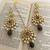 The lumina kundan tika earring set