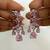 Gala pink diamond earrings
