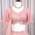 Designer Baby pink Tabby Silk Lehenga Choli with Sequin, Zari & Hand-Painted Embroidery and Net Dupatta