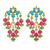 The azure bloom kundan earrings