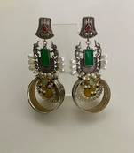 The regal elephant fusion earrings
