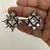 Celestial starburst diamond earrings