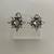 Celestial starburst diamond earrings