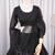 Designer Black Sequins Embroidered Net Lehenga Choli with Soft Net Dupatta