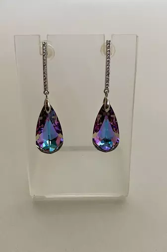 The celestial tear diamond earrings