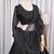 Designer Black Sequins Embroidered Net Lehenga Choli with Soft Net Dupatta
