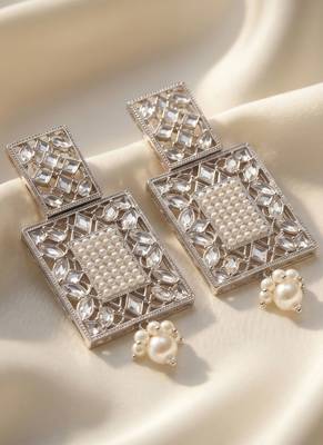   Western Classic Dangler Earrings With Gold Plating 1