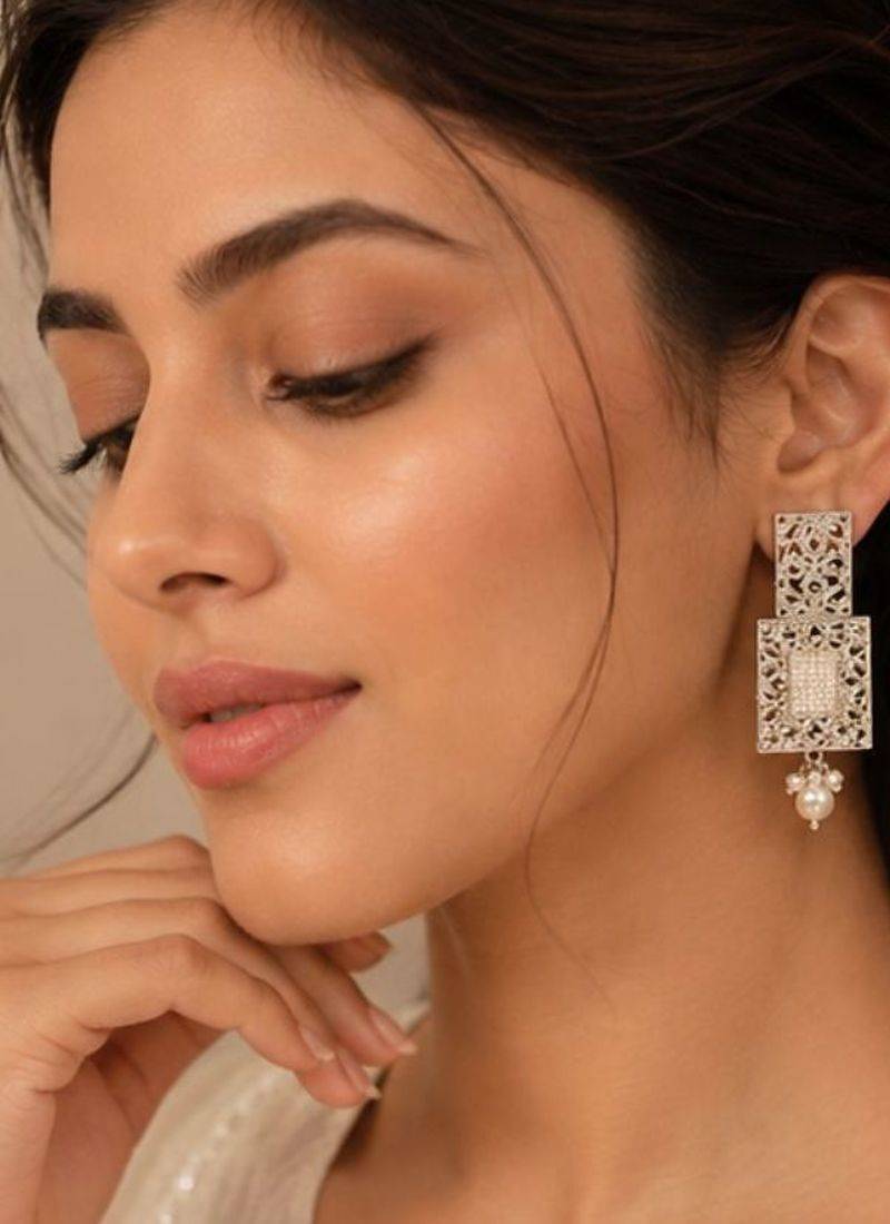   Western Classic Dangler Earrings With Gold Plating