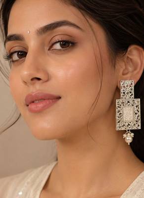   Western Classic Dangler Earrings With Gold Plating 3