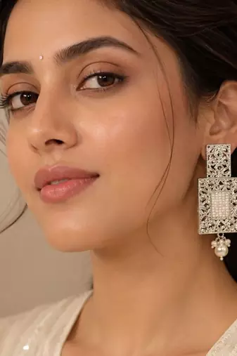   Western Classic Dangler Earrings With Gold Plating