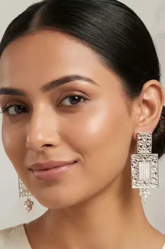   Western Classic Dangler Earrings With Gold Plating