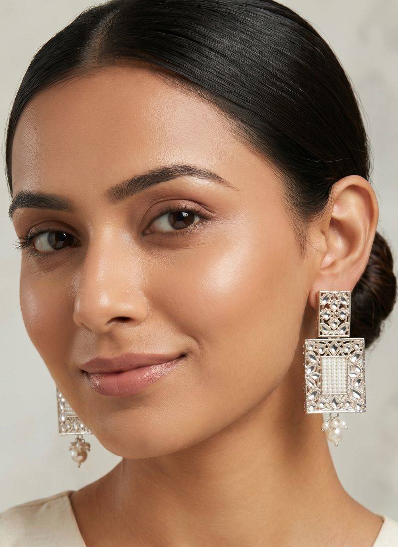   Western Classic Dangler Earrings With Gold Plating