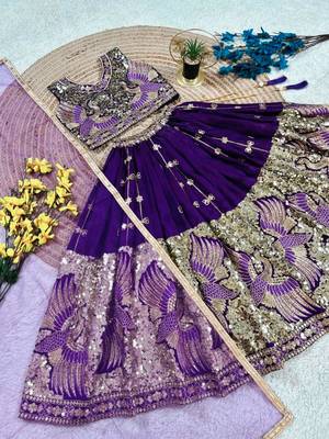 Kids blue lehenga choli with dupata  embroidery work 4