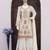 Off white heavy chinon with embroidery ready made sharara suit (free size)