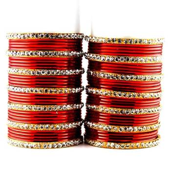 metel suhag chura red colour size-2.4,2.6,2.8,2.10 1