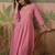 yoke  embroidered kurta & palazzos kurta sets