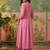 yoke  embroidered kurta & palazzos kurta sets