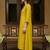yoke design v-neck kurta & palazzos