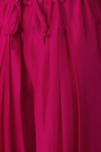 embroidered a-line kurta set with afghani pant & dupatta