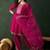 embroidered a-line kurta set with afghani pant & dupatta