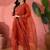 women sequence embroidered straight kurta with trouser & dupatta