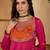 ethnic motifs embroidered round neck sequinned kurta with patiala & dupatta
