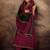 zari sequence thread embroidered a-line kurta & trousers with dupatta
