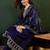 floral embroidered kurta with trouser & dupatta