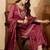 women silk blend embroidered kurta sets with dupatta
