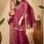women silk blend embroidered kurta sets with dupatta