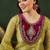 floral embroidered a-line kurta trouser with dupatta