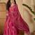 women magenta sequence embroidered kurta set