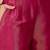women magenta sequence embroidered kurta set