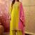 embroidered sweetheart neck kurta & palazzos with dupatta