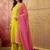 embroidered sweetheart neck kurta & palazzos with dupatta