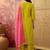 embroidered sweetheart neck kurta & palazzos with dupatta