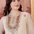 embroidered round neck kurta & trousers kurta sets