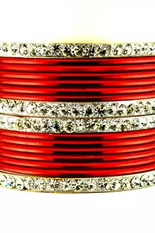 metel churi set red colour size-2.4,2.6,2.8
