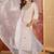 zari sequence embroidered round-neck straight kurta & trousers with dupatta