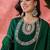 women solid kurta with salwar & dupatta