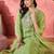 women ethnic embroidered straight kurta & trousers with dupatta