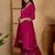 women embroidered round neck straight kurta & palazzos with dupatta
