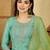 sequence embroidered kurta with sharara & dupatta