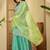 sequence embroidered kurta with sharara & dupatta