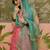 sequinned embroidered square neck kurta & palazzos with dupatta
