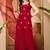 women silk blend embroidered kurta sets with dupatta