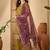 embroidered  v-neck kurta & trousers kurta sets